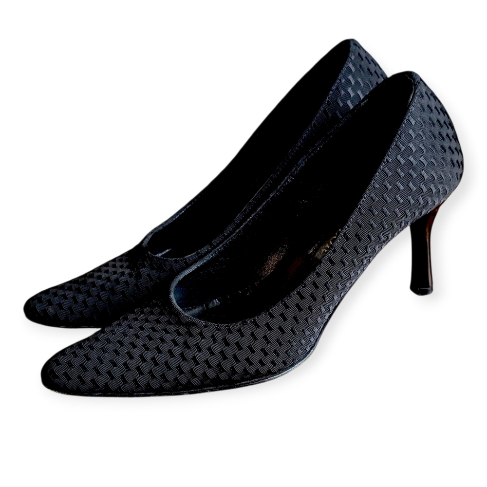 Vintage Ann Taylor Black Pumps – Made in Italy – Size 6M